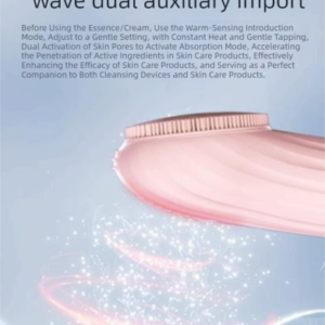 Purple Multi-Functional Silicone Facial Cleansing Brush – Ultrasonic & Heat Infusion Beauty Device